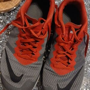 Nike Red and Gray Sneakers